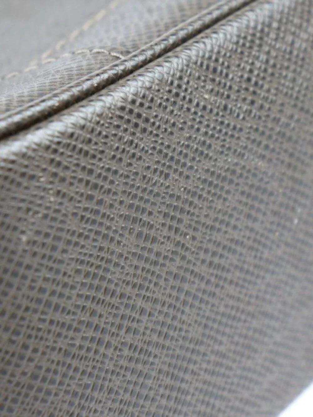 Louis Vuitton Pavel Second Bag Leather Grizzly Brown Silver Hardware